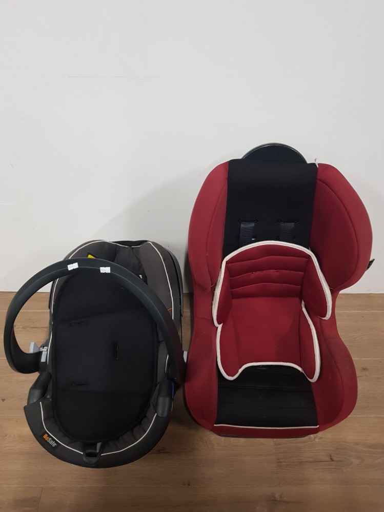 2 ASSORTED CAR SEATS