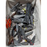 BOX OF LEAD SPIDER FISHING WEIGHTS