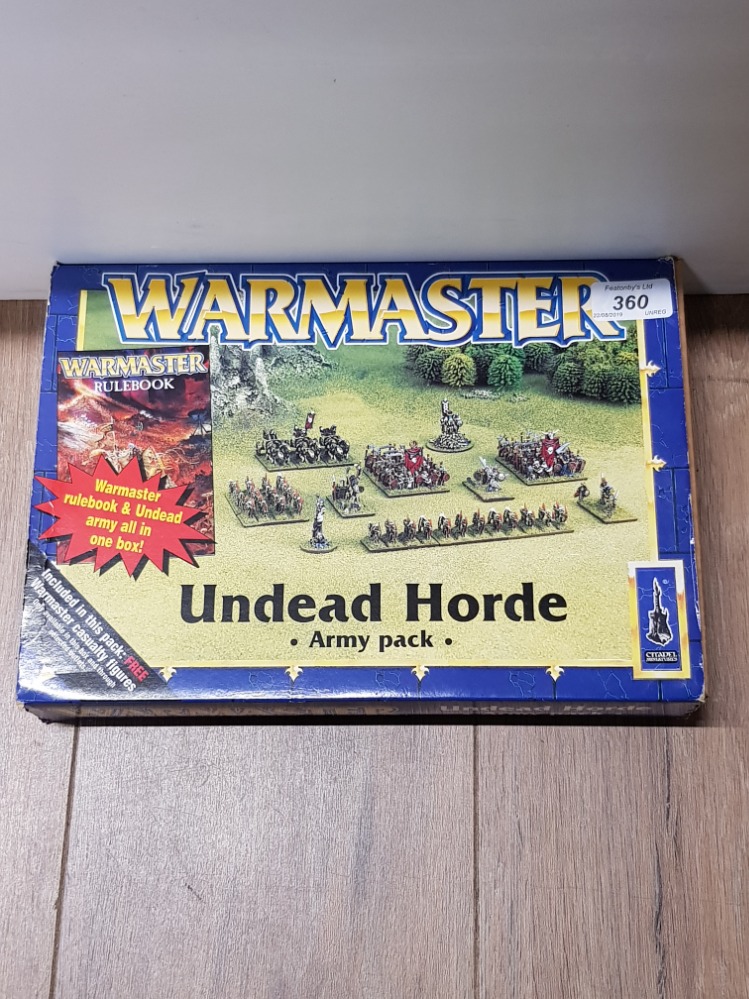BOXED WARMASTER UNDEAD HORDE ARMY PACK 36 FIGURES