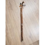 A BUNDLE 4 WALKING STICKS