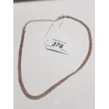 SILVER COLLARETTE NECKLACE WEIGHT 7G