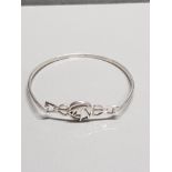 SILVER RENNIE MACKINTOSH BANGLE 7G