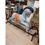 VINTAGE SPRUNG ROCKING HORSE