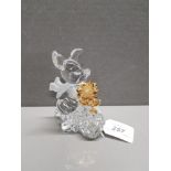 LENOX DISNEY GLASS PIGLET ORNAMENT