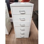 SMALL 6 DRAWER FILING CABINET