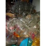 2 BOXES OF ASSORTED GLASS WARE