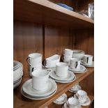 A SUBSTANTIAL AMOUNT OF ROYAL DOULTON MORNING STAR TEA WARE