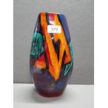 POOLE POTTERY VASE IN THE GEM STONE DESIGN