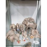 6 TUSKERS HENRY ELEPHANT ORNAMENTS