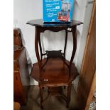 2 ANTIQUE WINDOW TABLES