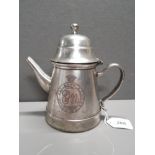 THE GRAND NATIONAL RAILWAY AND CO PEWTER TEAPOT