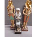 2 PHARAOH ORNAMENTS FROM THE LEONARDO COLLECTION PLUS 1 GLENEAGLES SAS