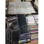 2 BOXES OF ASSORTED CDS