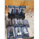 10 DOCTOR WHO FIGURES BY EAGLEMOSS OMEGA ETC