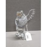 LENOX DISNEY GLASS OWL ORNAMENT