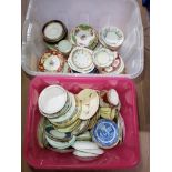 2 BOXES OF CHINA TEA SET PLATES INCLUDES PARAGON AND ROYAL ALBERT ETC