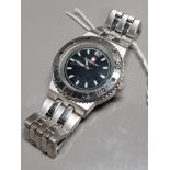 SWISS BALANCE STAINLESS STEEL GENTS WRISTWATCH