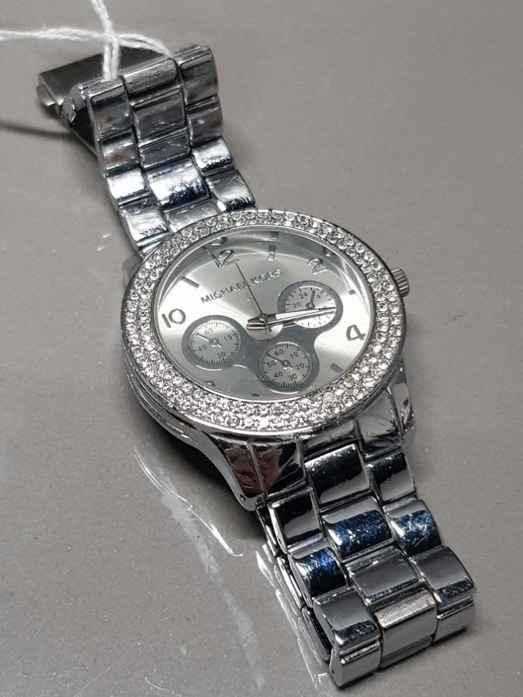 STAINLESS STEEL MICHAEL KORS WRISTWATCH