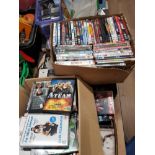 A SUBSTANTIAL AMOUNT OF DVDS AND CDS