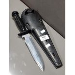 TRIS SCUBA DIVING KNIFE AND SHEATH