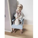 LLADRO FIGURE 6512 PURR FECT FRIENDS WITH ORIGINAL BOX