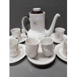 13 PIECES OF ROYAL DOULTON MORNING STAR TEA CHINA