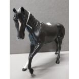 BLACK MATT FINISH BESWICK HORSE