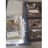 VINTAGE POST CARD ALBUM PLUS EPHEMERA AND COMMEMORATIVE SOUVENIR PROGRAMS