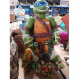 5 TEENAGE MUTANT NINJA TURTLE FIGURES