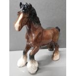 BROWN BESWICK SHIRE HORSE