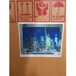 NEW YORK CITY WITH BEVELLED MIRROR FRAME STILL IN BOX