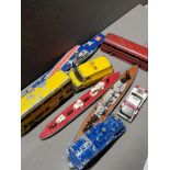 TUB OF MATCHBOX AND DINKY DIE CAST VEHICLES