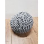 A FISHERMANS POUFFE