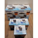 2 BOXES PHILIPS HOME SOLAR PENDANTS AND 3 BOXED SOLAR LANTERNS