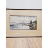 CANADIAN LAKE SCENE WATERCOLOURS SIGNED JESI 79