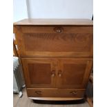 ERCOL CABINET MADE INTO A TV CABINET