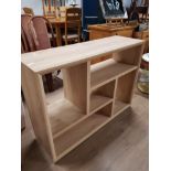 LISBON LOW SHELVING UNIT LIGHT OAK