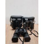 3 PAIRS OF BINOCULARS INC MIRANDA