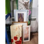 A SUBSTANTIAL AMOUNT OF PICTURES AND PRINTS