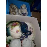 2 BOXES OF ASSORTED WARE INC WASHINGTON INDIAN TREE WARE ETC