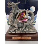 MYTH AND MAGIC ORNAMENT THE GREAT EARTH DRAGON ON STAND WITH ORIGINAL BOX