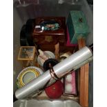 A BOX MISCELLANEOUS INC JEWELLERY BOXES ETC