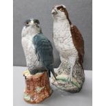 BESWICK PEREGRINE FALCON AND BESWICK OSPREY LIQUOR BOTTLE