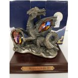 MYTH AND MAGIC ORNAMENT THE GREAT SEA DRAGON ON STAND WITH ORIGINAL BOX