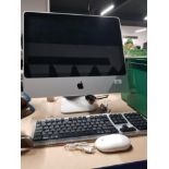 APPLE MAC COMPUTER WITH KEYBOARD AND MOUSE