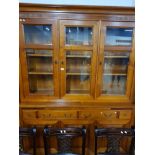 BARKER AND STONE HOUSE TRIPLE DOOR OVER 4 DRAWER OVER 3 DOOR WALL UNIT