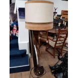 1960S DANISH STANDARD LAMP AND ORIGINAL SHADE