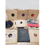 ASSORTMENT OF LPS AND 78S RECORDS