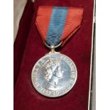 SILVER IMPERIAL SERVICE MEDAL PATRICK O'DONOVAN IN ORIGINAL BOX