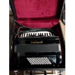 STEPHANELLI ACCORDION WITH CARRYING STRAPS AND ORIGINAL CARRY CASE